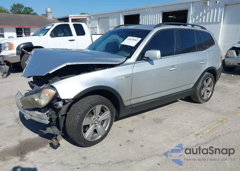 2004 BMW X3 2.5I from USA, damaged, VIN WBXPA73434WB22590